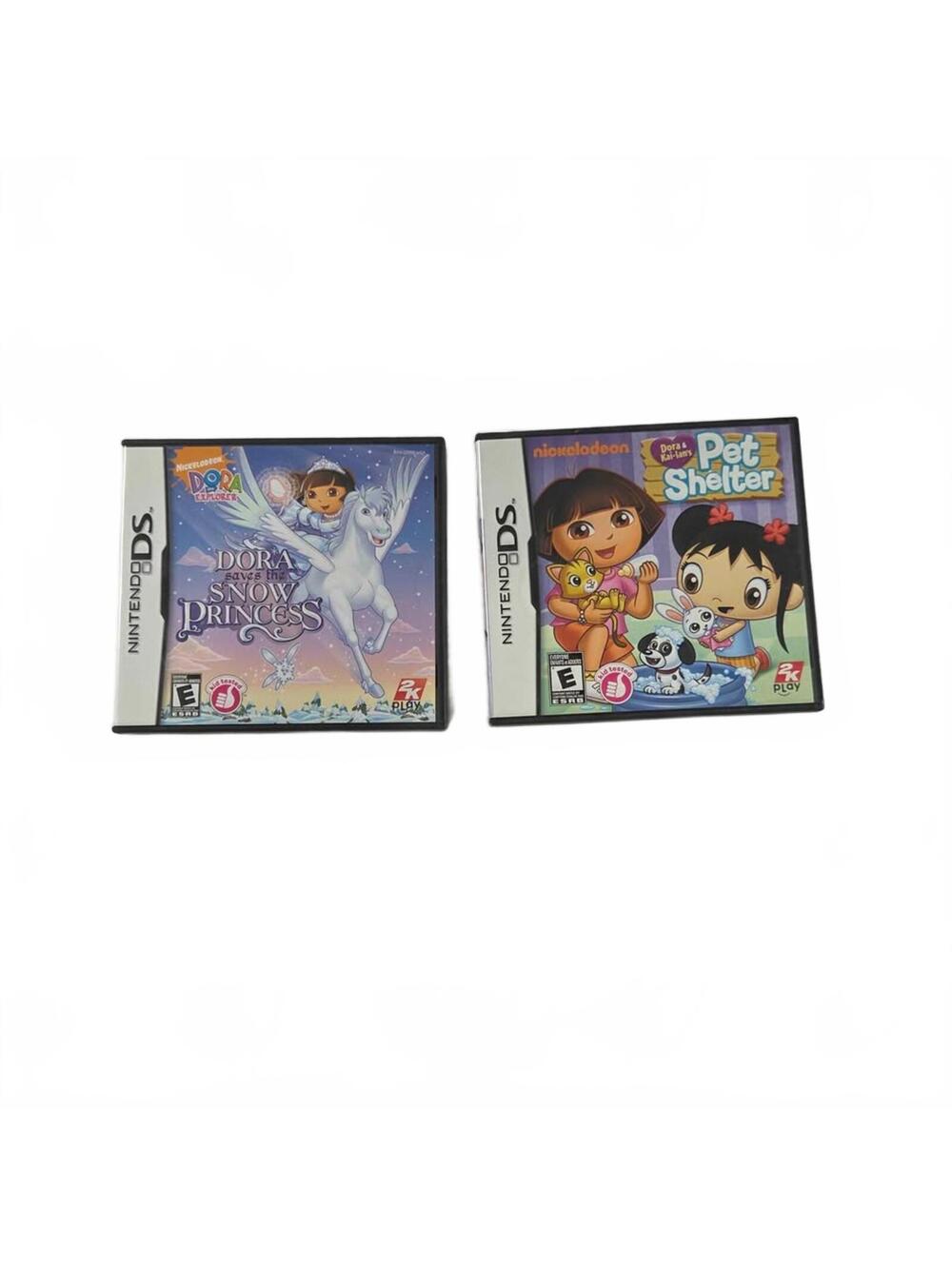 Nintendo DS Dora games - Snow Princess & Pet Shelter